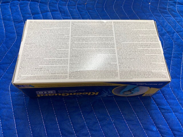 Kimberly-Clark KLEENGUARD G10 #57374 NITRILE GLOVES BLUE SIZE XL 90PCS/BOX(00)