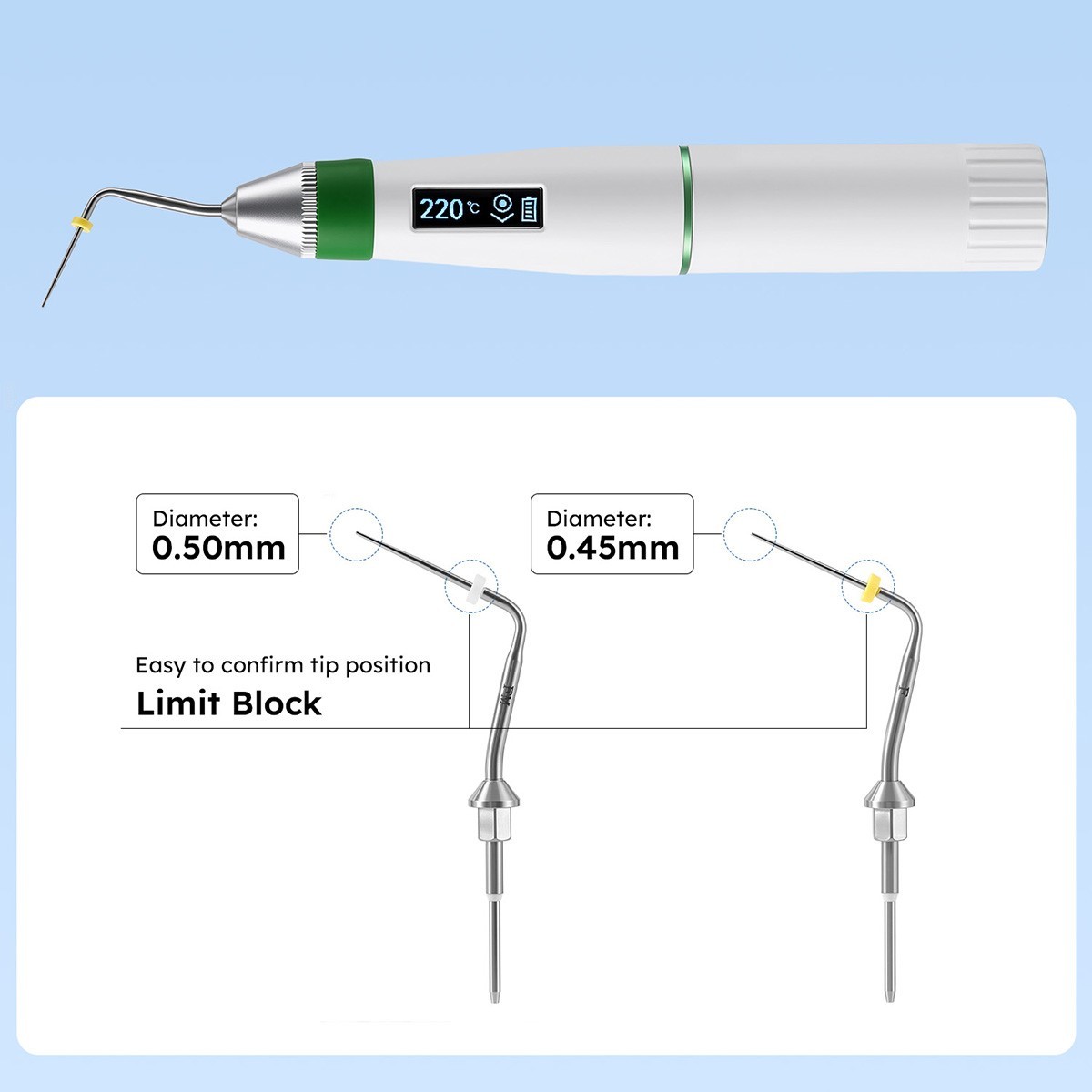 Dental Cordless Obturation System Gutta Percha Endo Heated Pen &Gun /Heated Pen