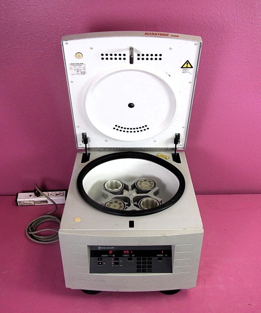 Fisher Scientific IEC Marathon 3200 Benchtop Centrifuge 500-4000 rpm & Rotor