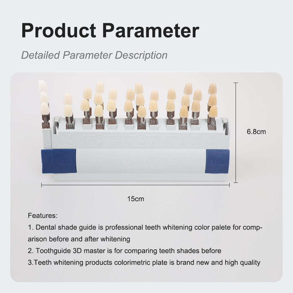 VITA Dental Lab Resin Toothguide 3D Master with Bleached Shade Guide 29 Colors