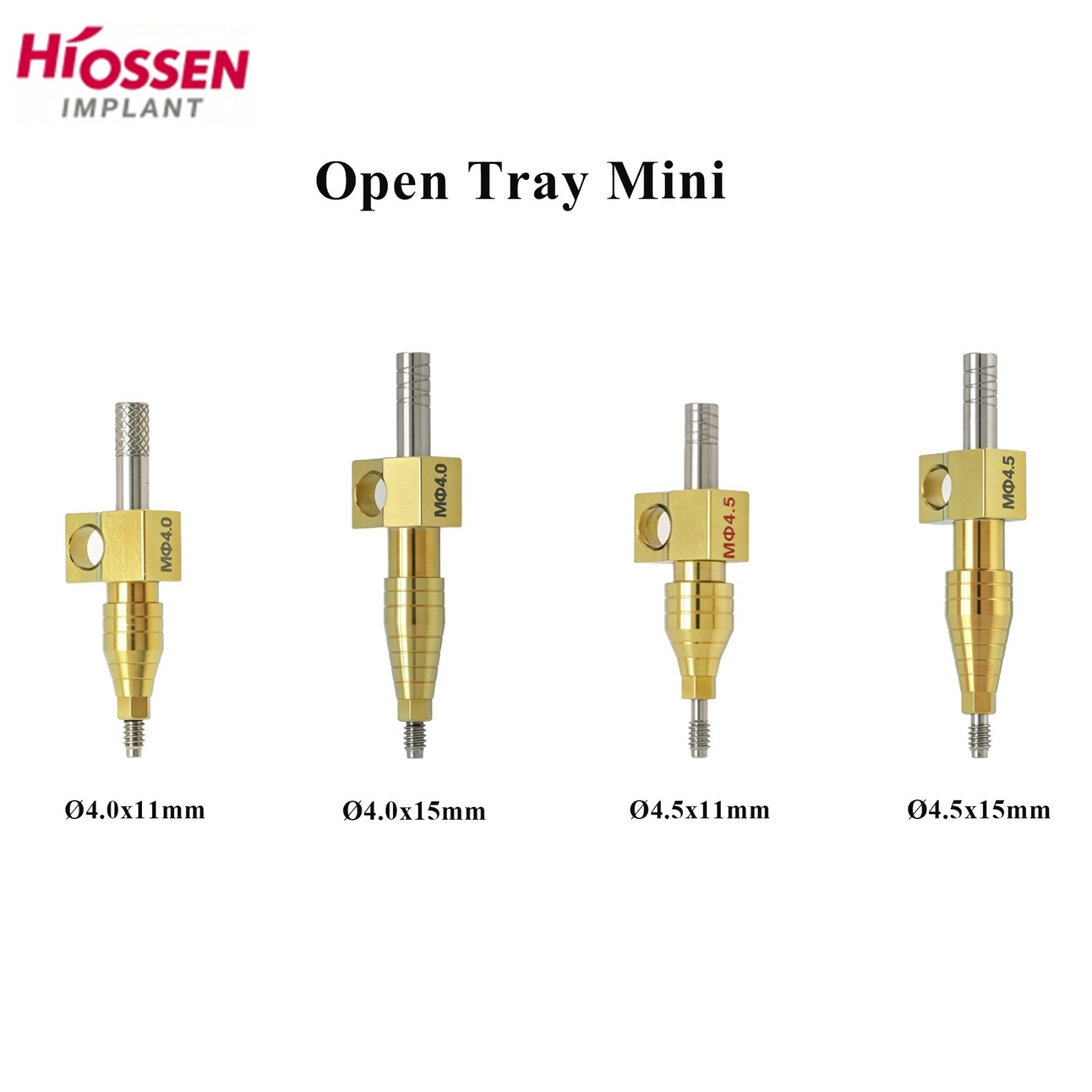 Transfer Impression Coping Open/Closed Tray Analog Scan Body Fit Hiossen Osstem