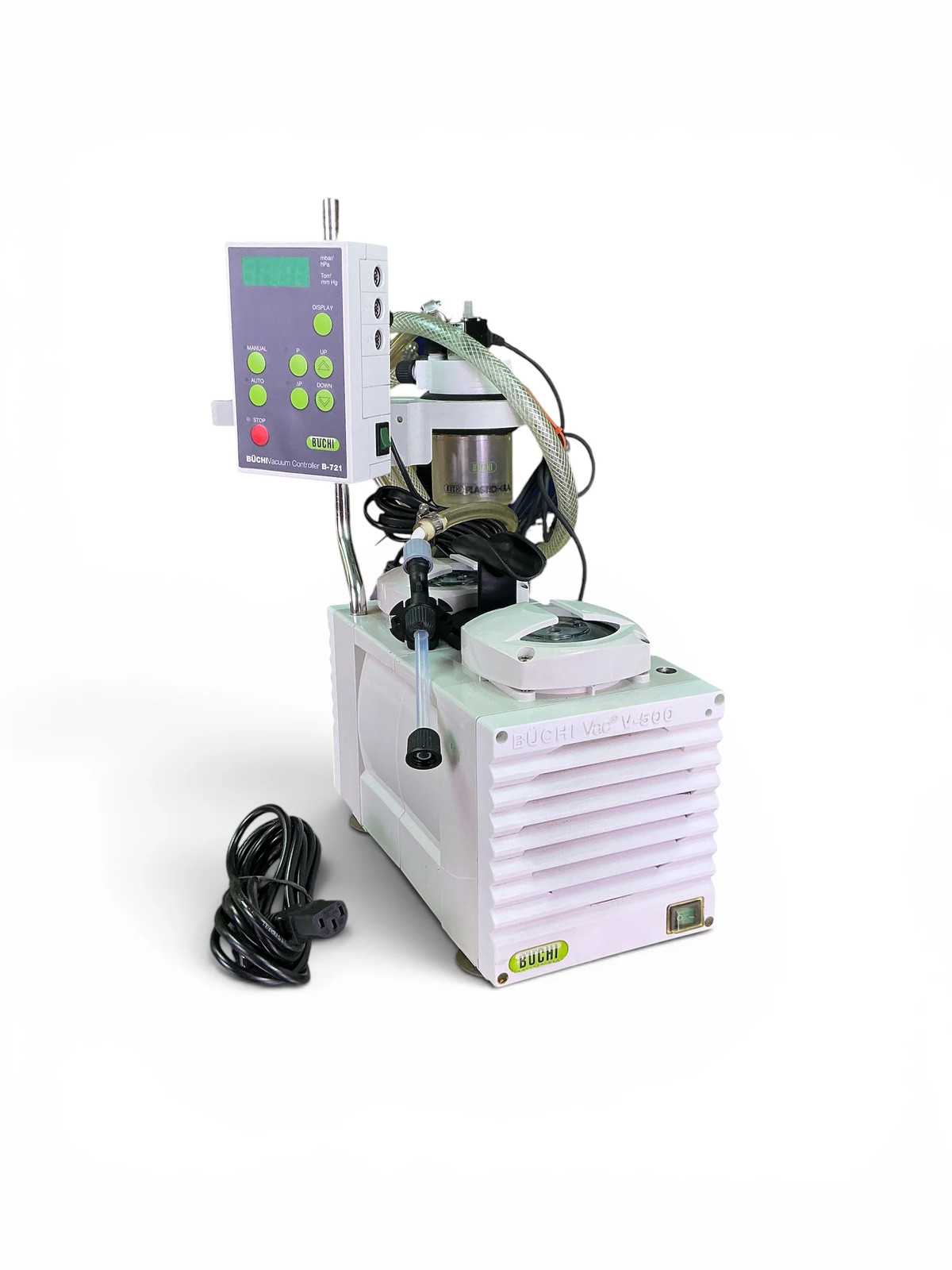 Büchi Rotavapor 100 Rotary Evaporator w Vacuum Controller & Vacuum Pump (BO!)