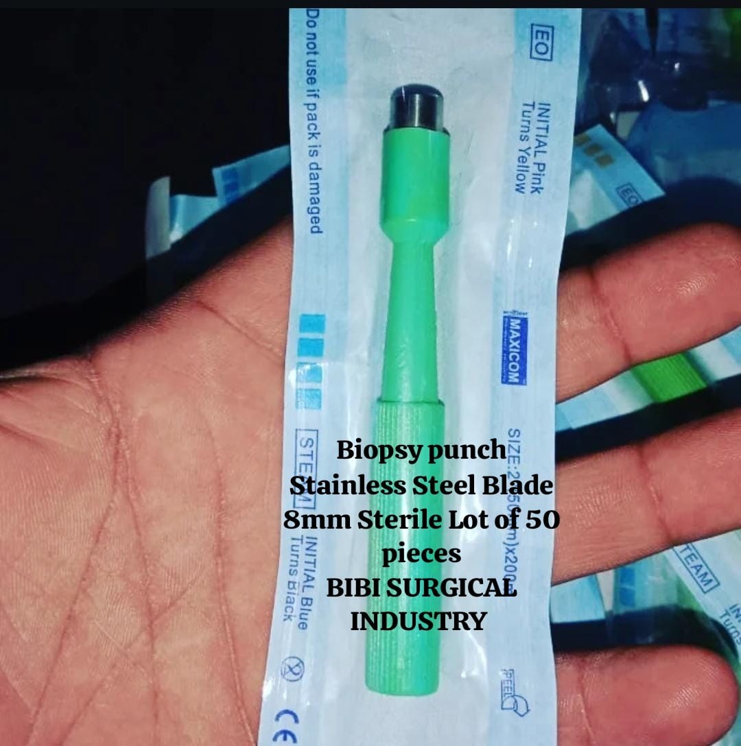 Sterile Disposable Medical Products Biopsy Punches, (Box of 50)