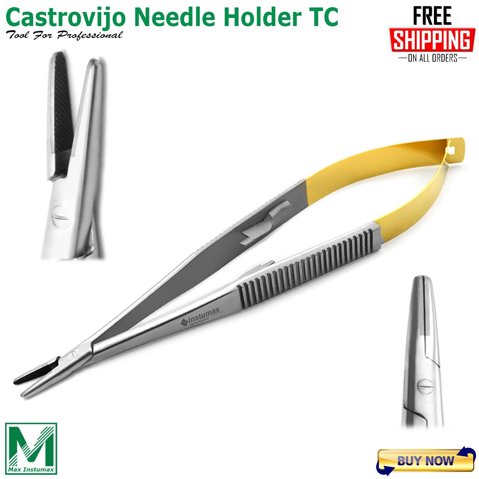 Medical Suture Practice Kit Dissecting Toothed Forceps Suturing Training Scissor