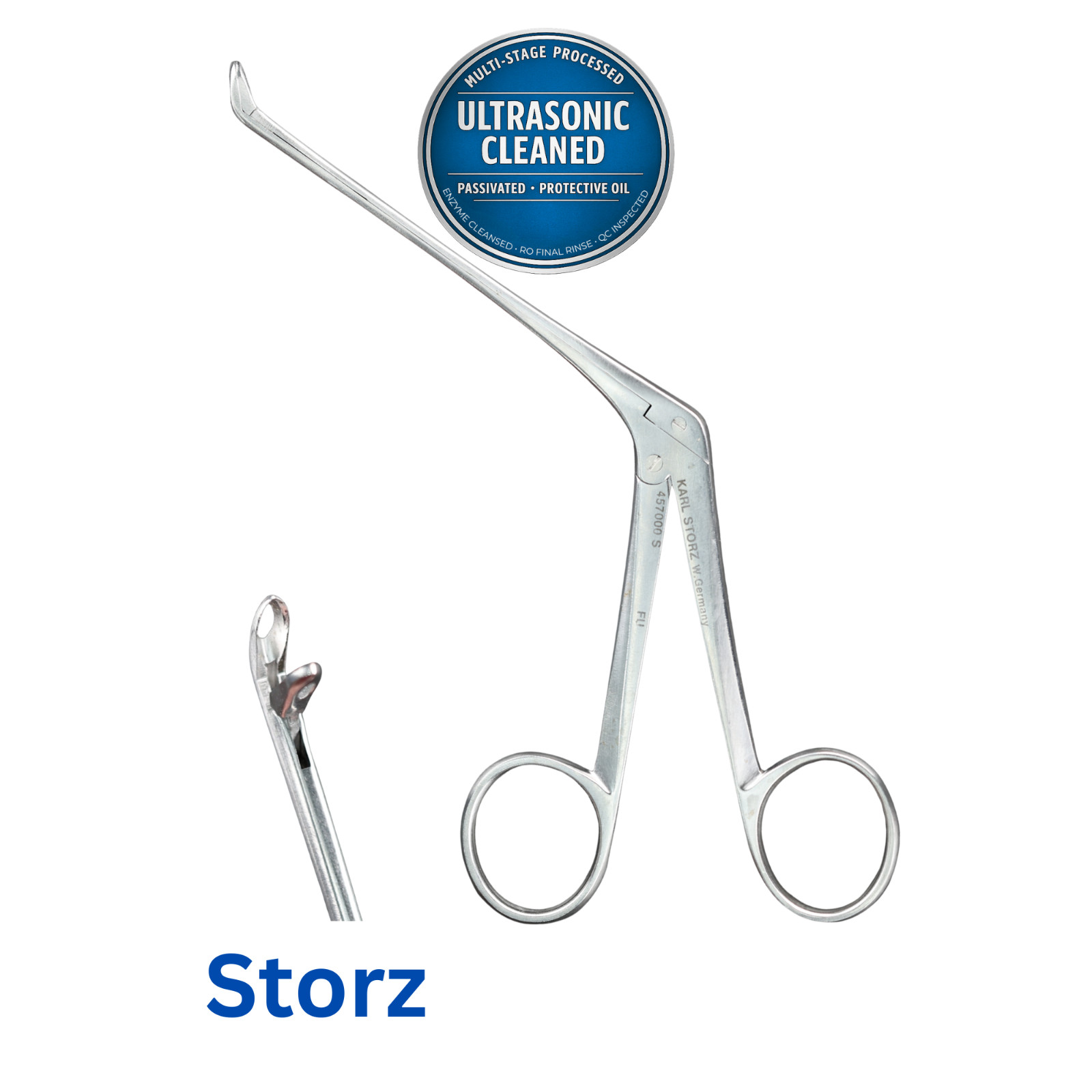 Storz 457000S Nasal Forceps, 45° Up Through-Cutting, 11 cm