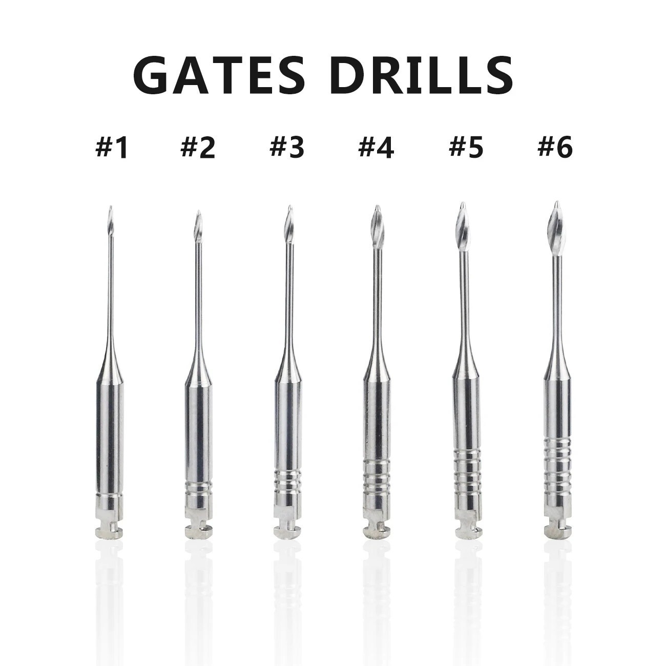 Dental Endodontic Root Canal Files Peeso Reamers/Glidden Gates Drills 28/32mm