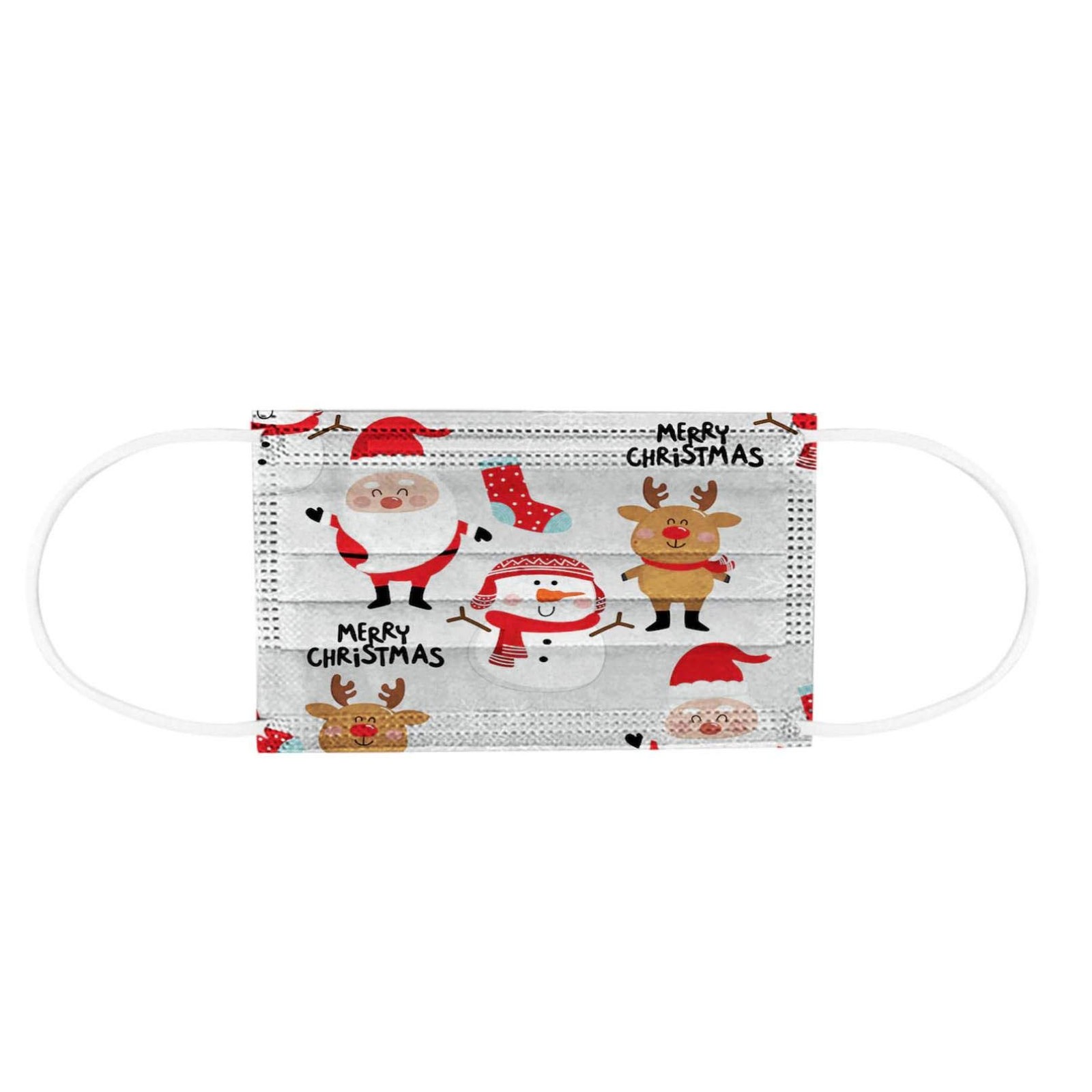 【50 Pack】 Christmas Disposable for Men Adults, Cute Colors Print Design Breat…