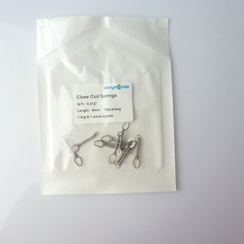 10Pc Orthodontic niti Closed Coil Spring Dental Brace Use Ortho 6/9/12mm 010/012
