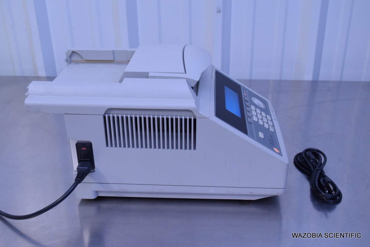APPLIED BIOSYSTEMS GENEAMP PCR SYSTEM 9700 THERMAL CYCLER DUAL 384 WELL BLOCKS