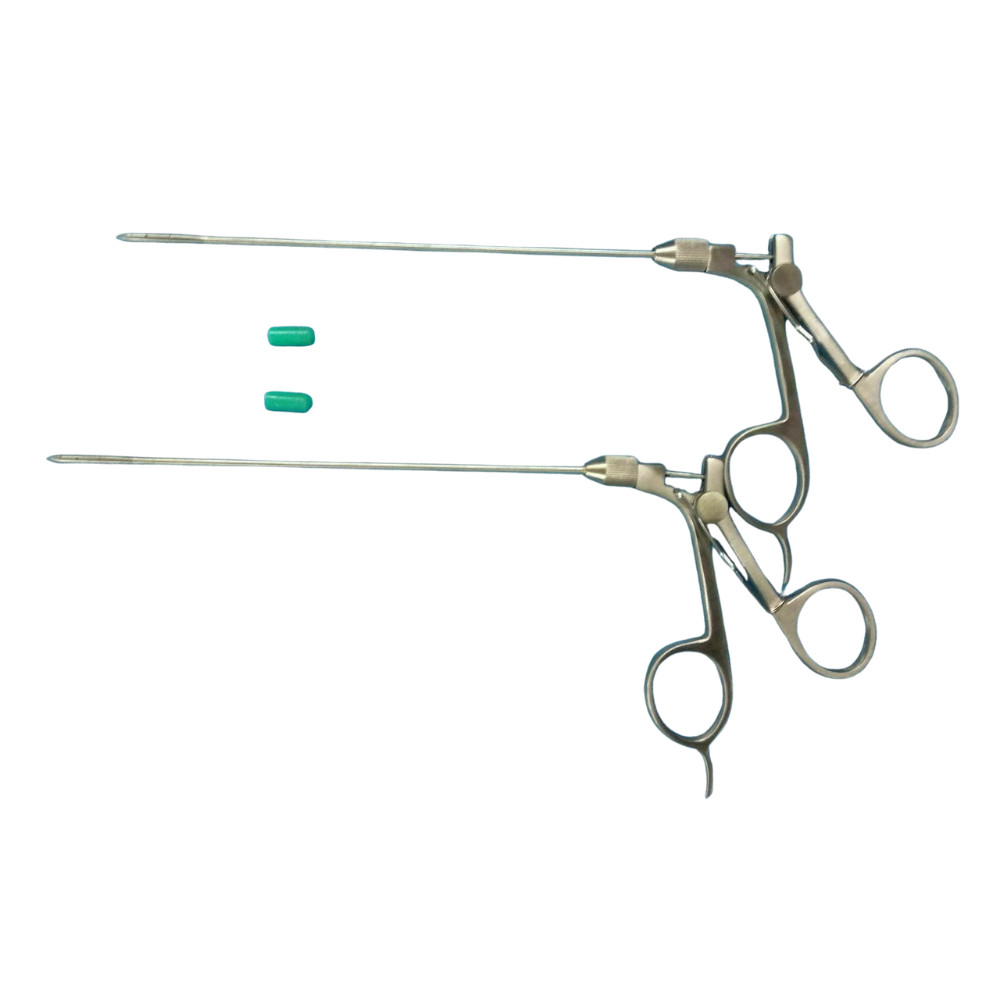 Laparoscopic Fascial Port Closure Hernia Repair Forceps Instrument Set 2.5mm 3Pc