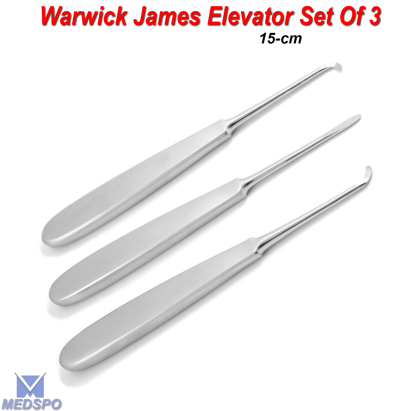 MEDSPO Dental Root Elevators Oral Surgery Luxating Warwick James Elevator Tools