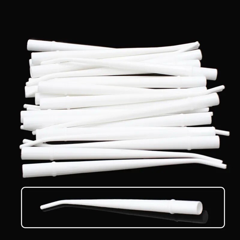 White Surgical Aspirator Tips Small size 1/8″ Dental Suction Tip