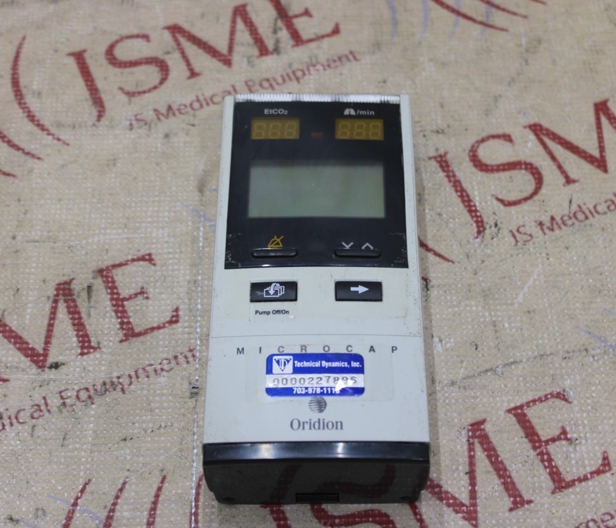 Oridion Microcap Microstream Handheld Capnograph w/ Battery