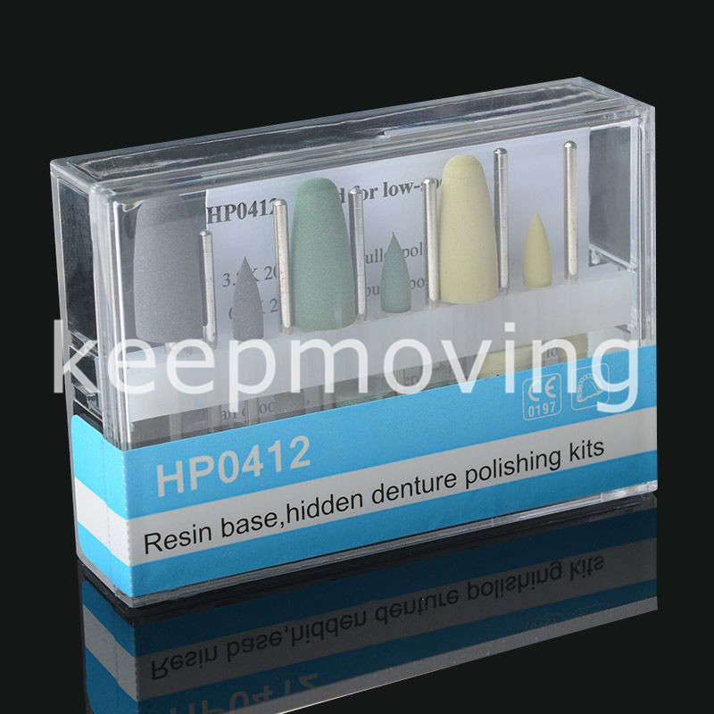 Toboom Brand Low Speed Dental Resin Base Hidden Denture Polishing Kit HP0412