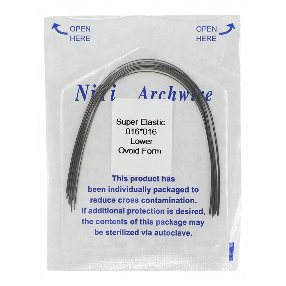 arcos de ortodoncia Orthodontic Arch Wire Round NiTi 014 Stainless Steel Natural