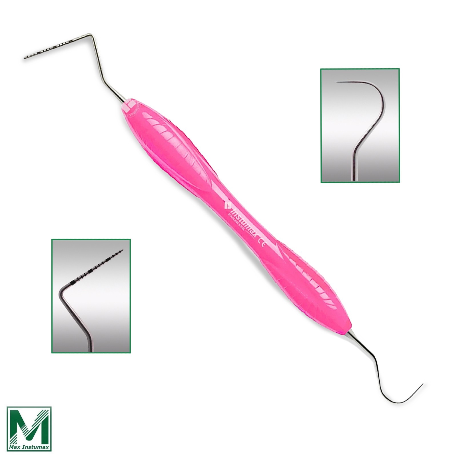 Dental Explorer-Probe 23/15UNC Silicone Handle, High Quality Dental Instruments
