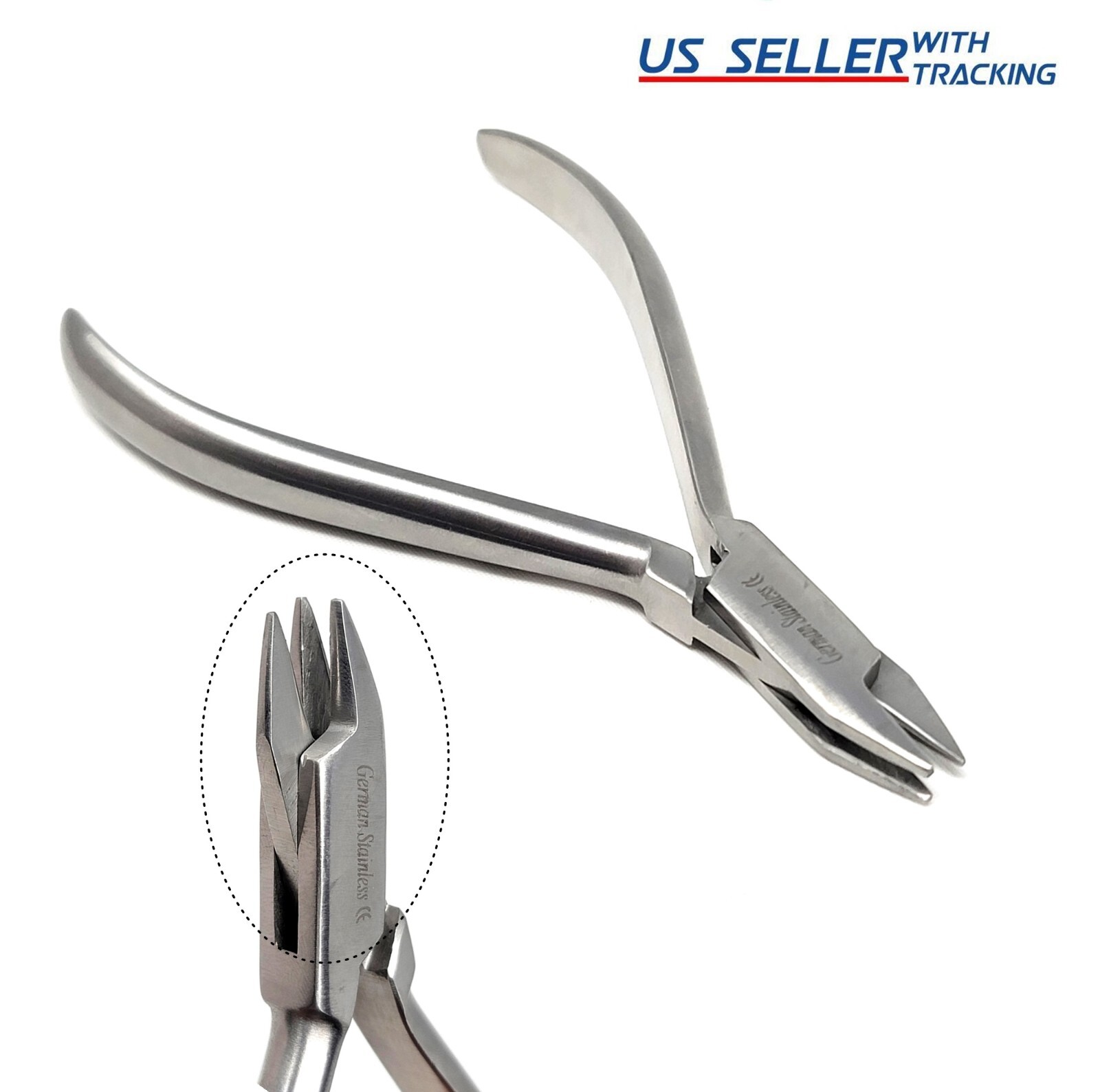 Dental Aderer Pliers Three Prong Orthodontics Wire Bending Premium QualityGerman