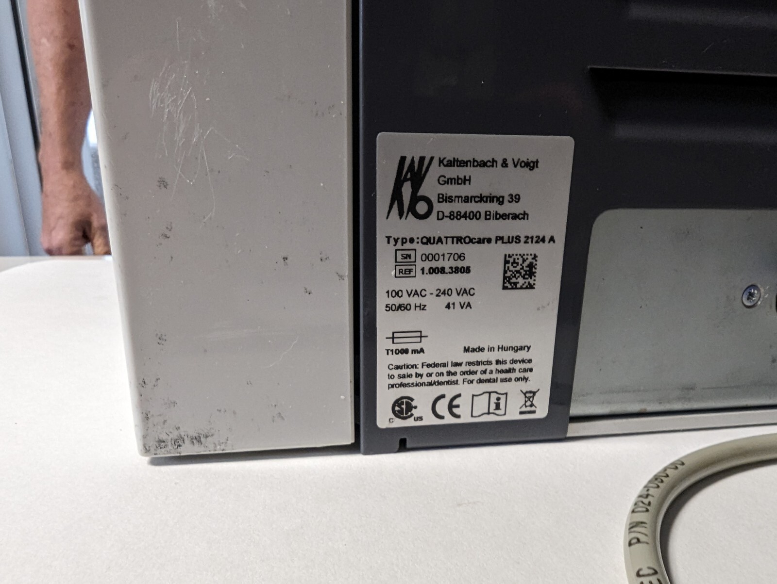 Kavo Quattrocare Plus 2124A Refurbished 12 Month Warranty