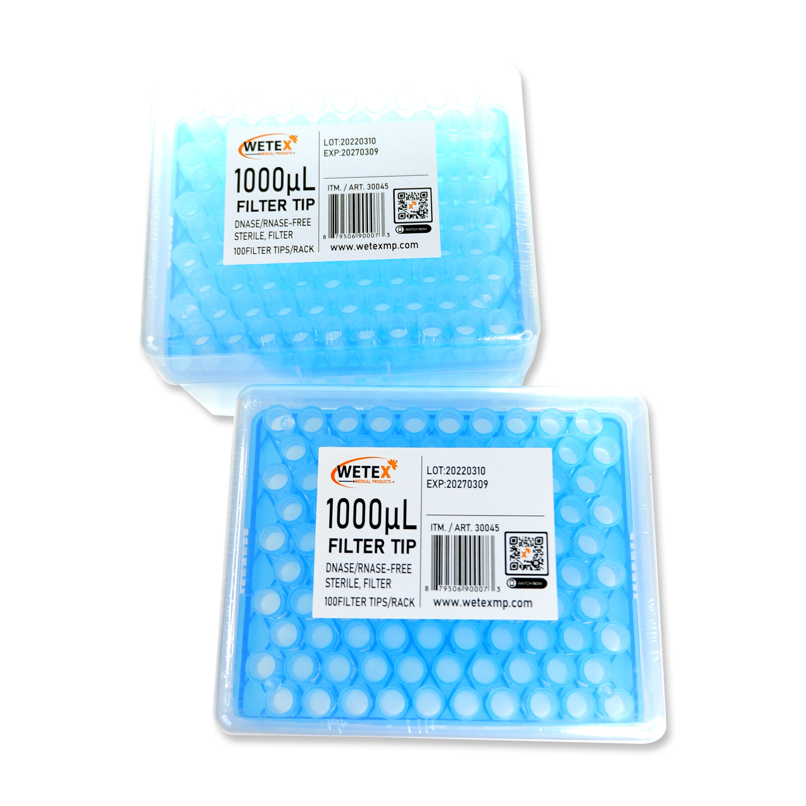 STERILE LOW RETENTION FILTER PIPETTE TIPS: 1000uL EXP 3/27