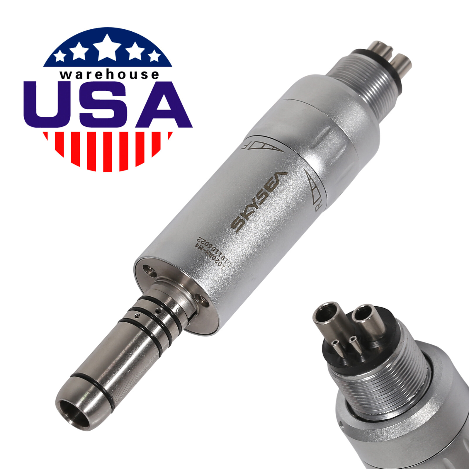 SKYSEA Dental Low Speed Handpiece Air Motor 4 Hole Internal Water Spray fit KaV