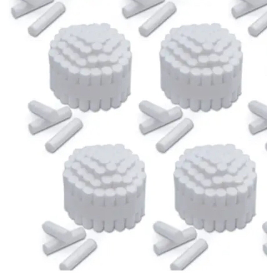 2000pcs Dental Cotton Rolls Premium Quality Size #2 Medium Nonsterile, 3/8″