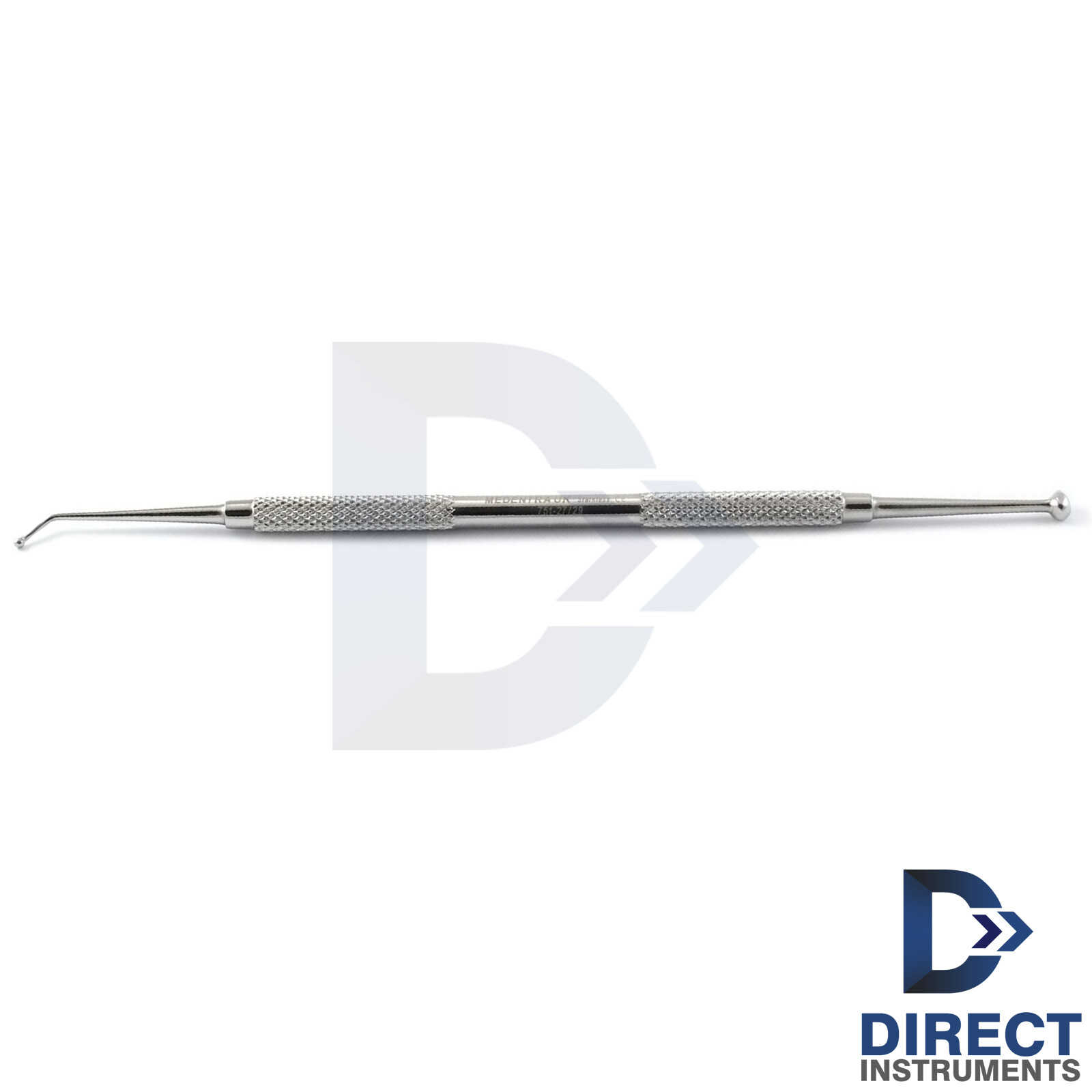 2Pcs Ball Burnisher #27/29 Egg-shape Composite Dental Amalgam Filling Instrument
