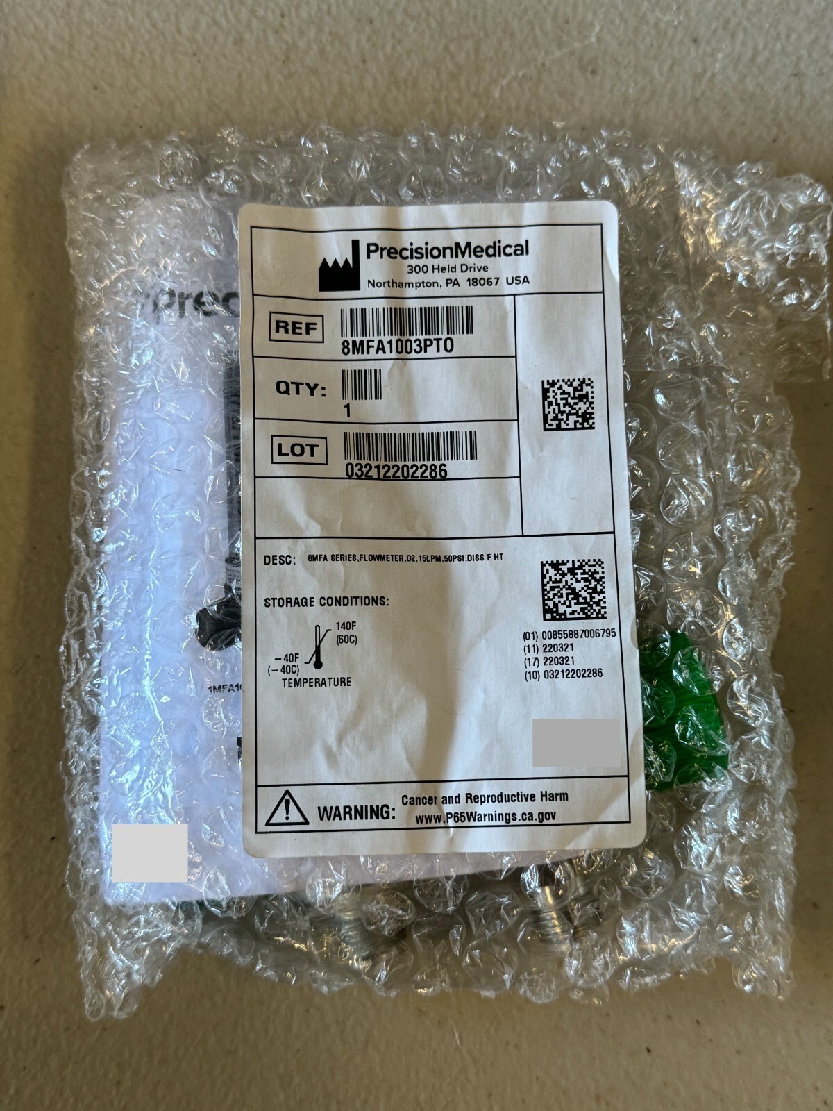 Precision Medical 8MFA1003PT0
