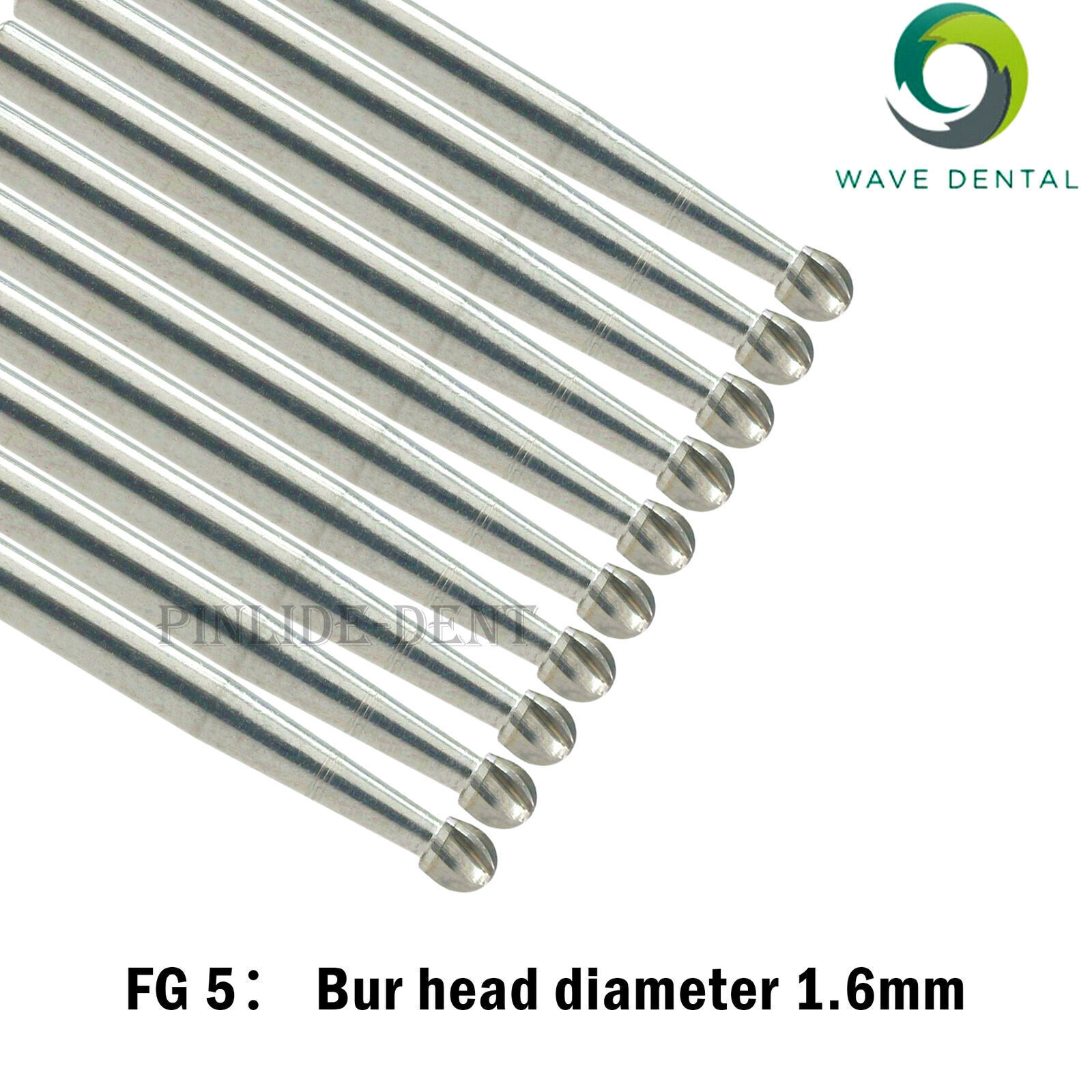 Wave Dental FG 1/4 1/2/3/5/6/7/8 Bur Prima Tungsten Carbide Round Friction Grip