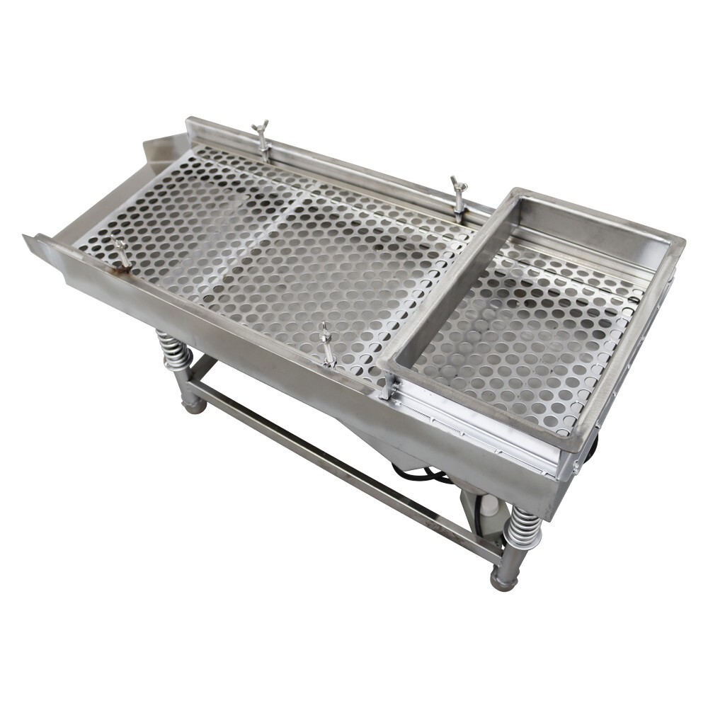 INTBUYING®Soybean Corn Screener Deck 15mm Sifter Shaker Screener Machine 110V
