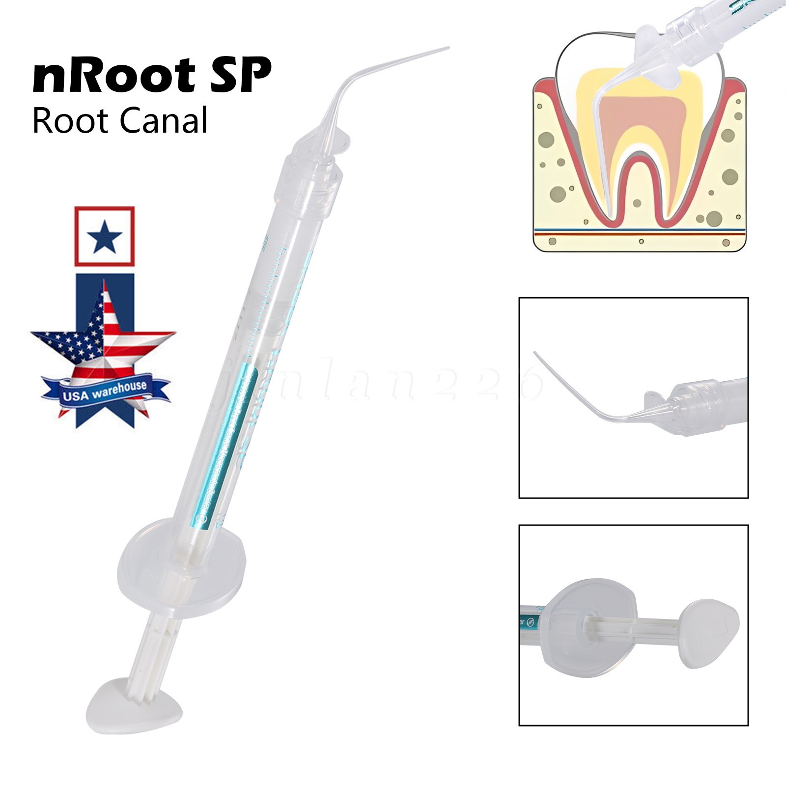 1g (nRoot SP) Dental Bioseal Bioceramic Root Canal Sealer1.0g syringe + 10 tips
