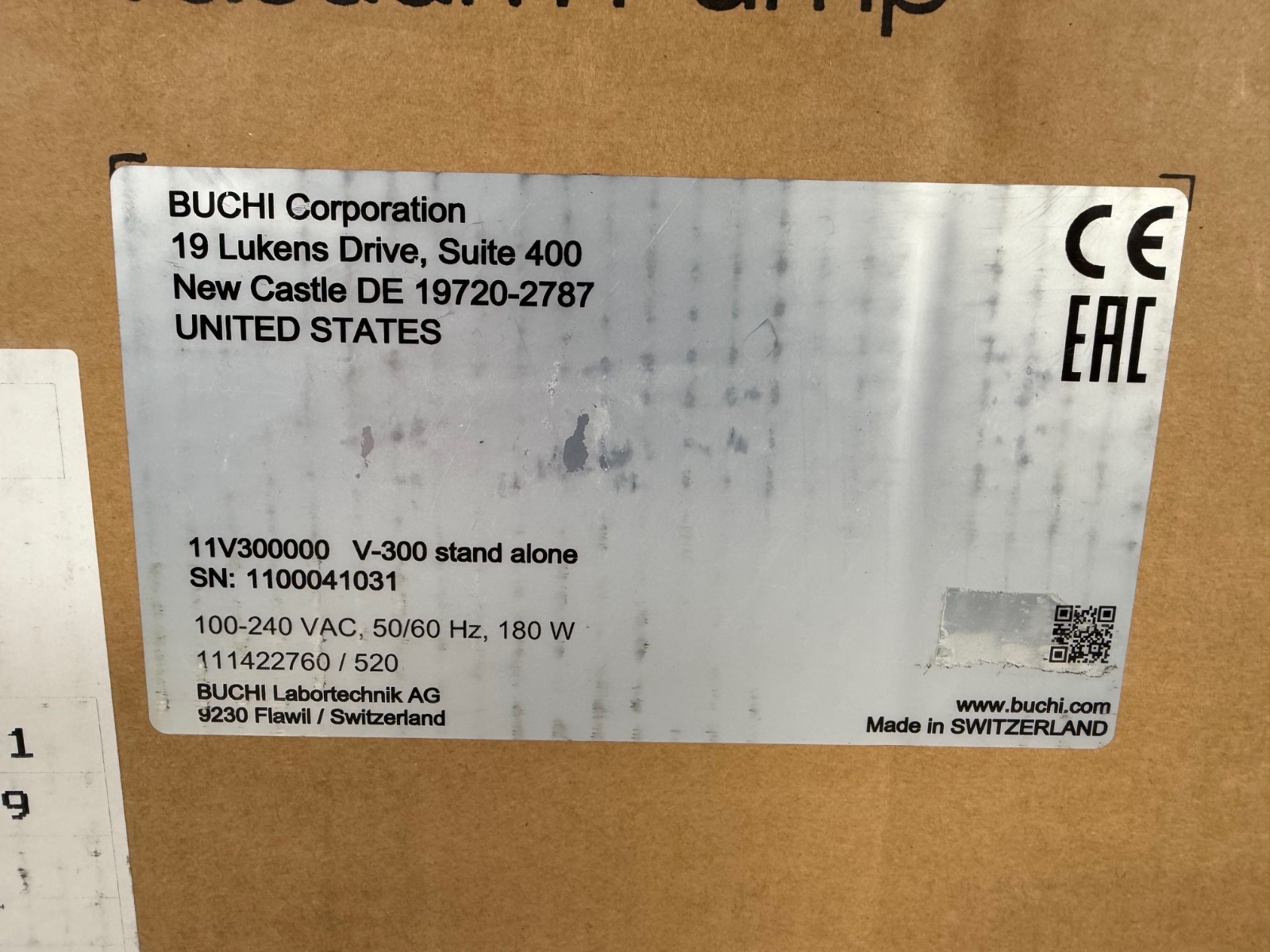 NEW Buchi Vacuum Pump V-300, for R-300 and other Rotavapor Evaporator – BEST!!