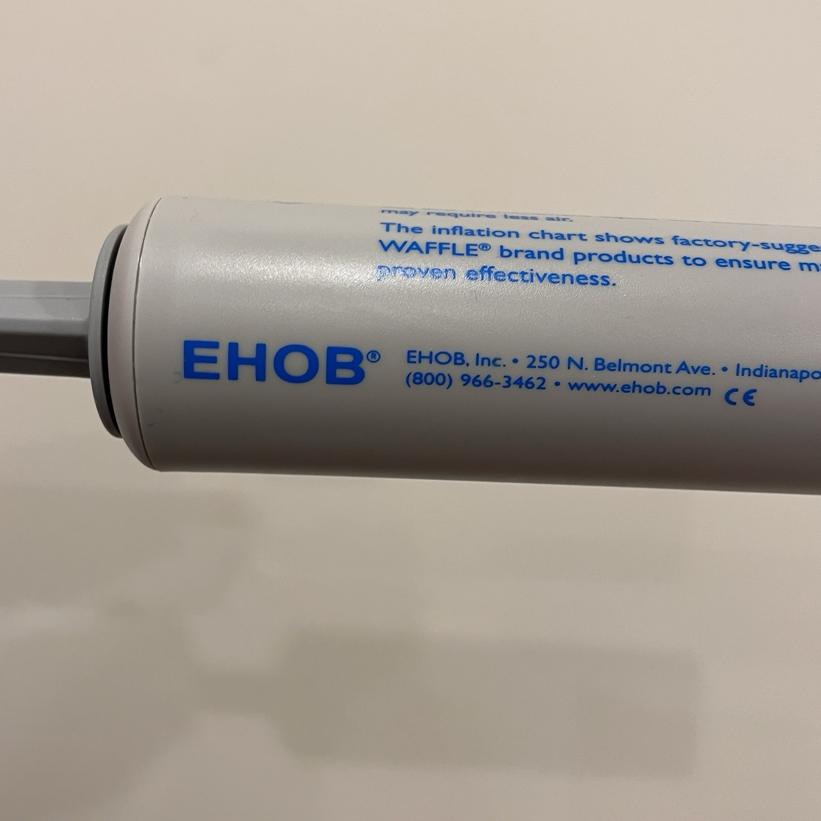 EHOB WAFFLE 520LAD SNGL English Manual Air Pump for Medical Overlays Cushions