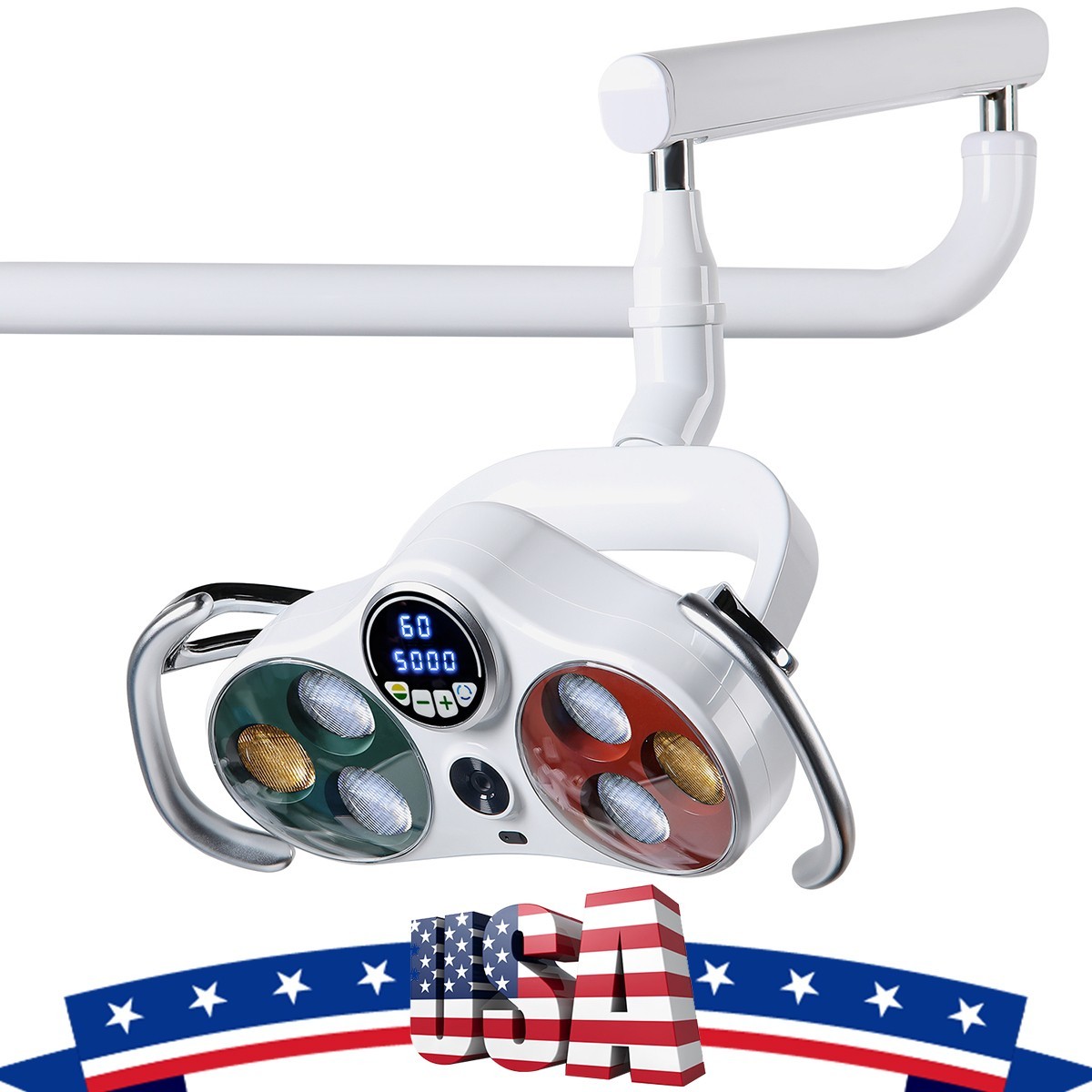 Dental LED Operation Light Sensor Lamp w/ Camera & Monitor for Dental Chair Unit