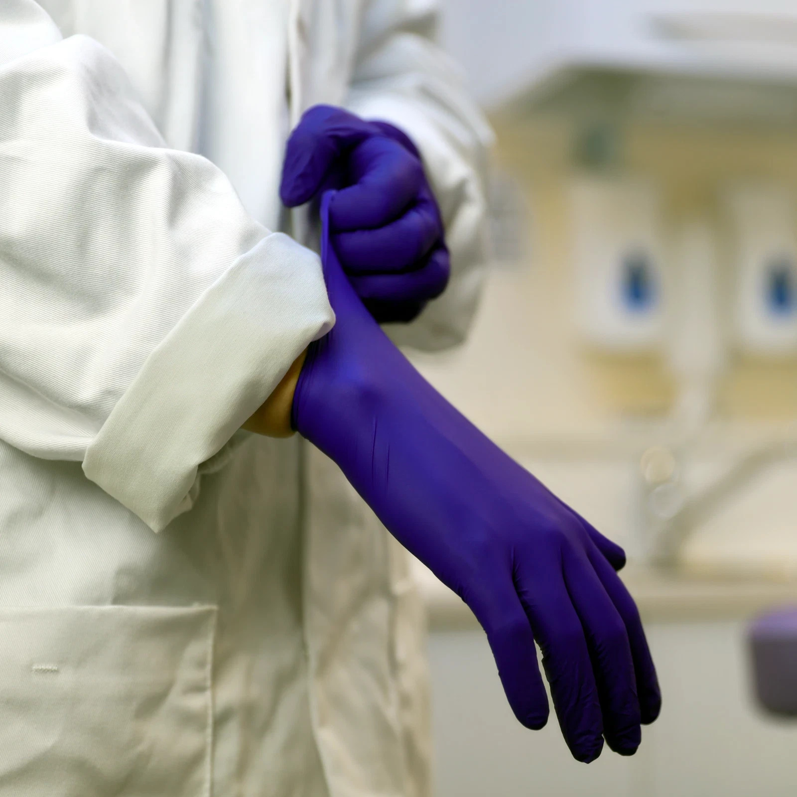 100 Small 4mil Indigo Blue Nitrile Medical Exam Gloves Latex Free Powder Free