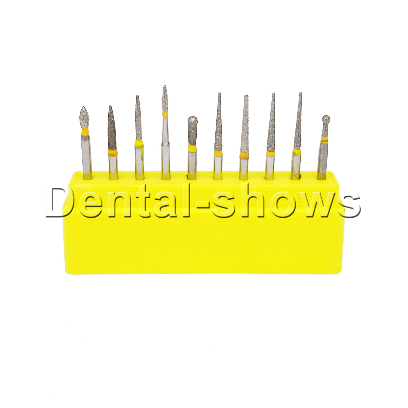 10Pcs/Box Dental FG Diamond Burs Composite Polishing for High Speed Handpiece