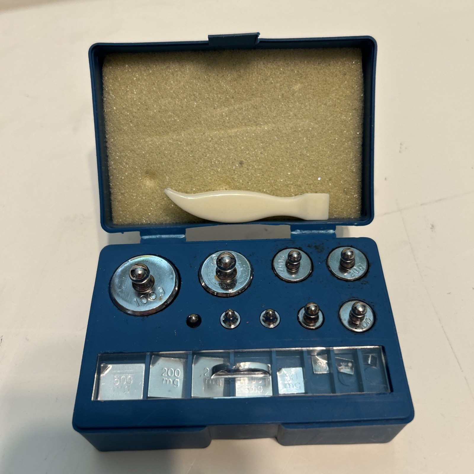 17-Piece Precision Calibration Weight Set for Accurate Measurements, 10mg-100g