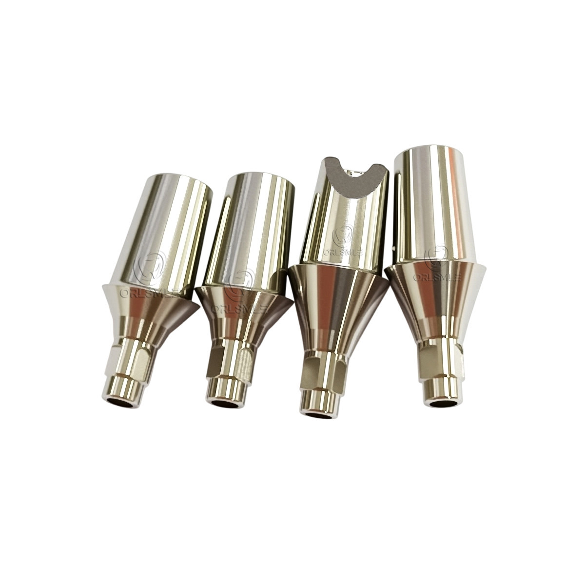5 pcs Anatomic Cemented Straight Abutment fits to ITI Straumann RC NC Hex type