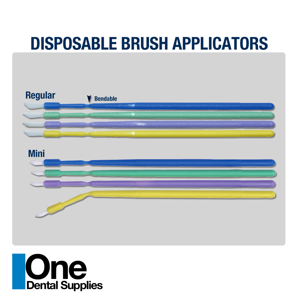 Dental Disposable Composite Mini Brush Applicators 500 pcs