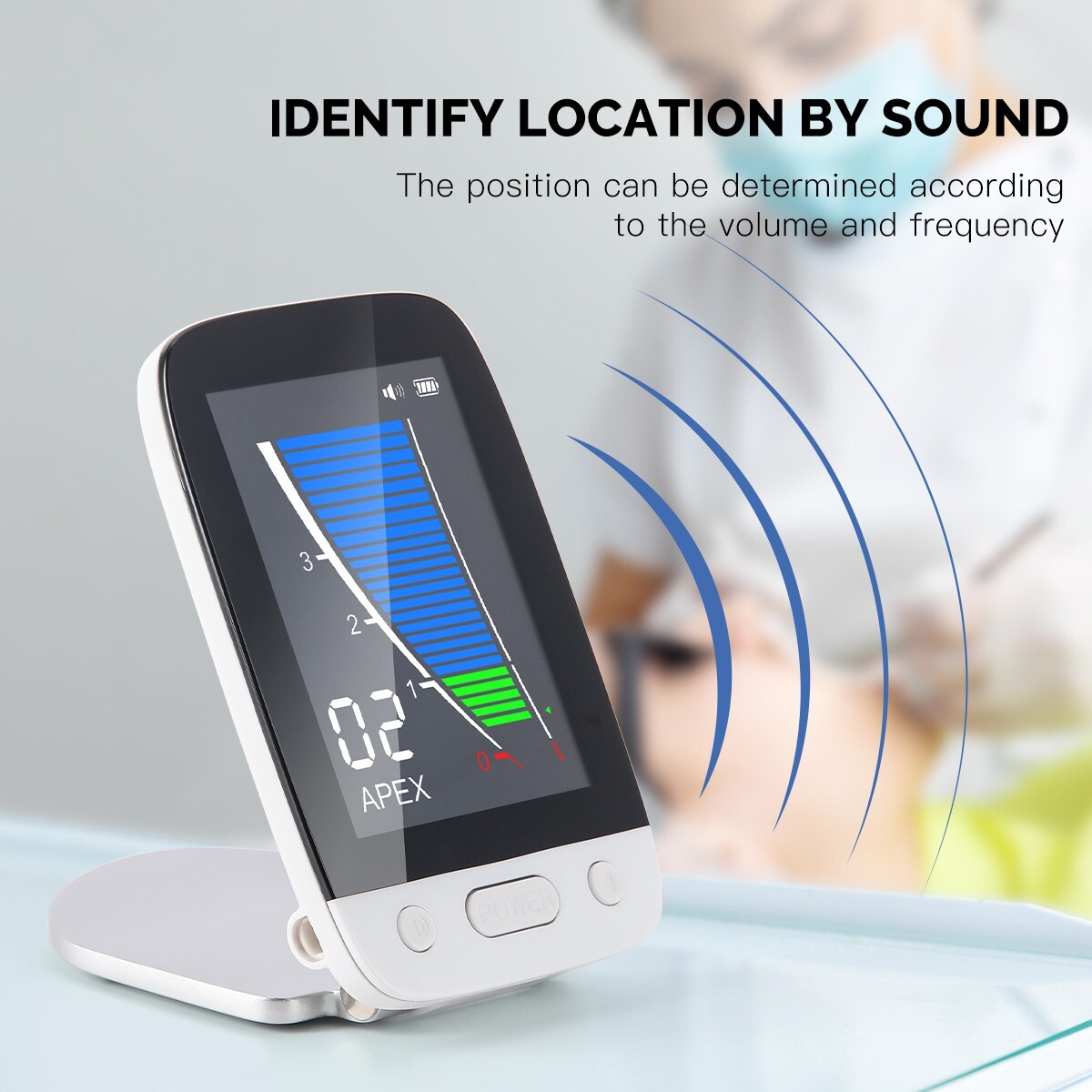 Dental Wireless LED Endo Motor with Mini Push-type 16:1 Handpiece / Apex Locator