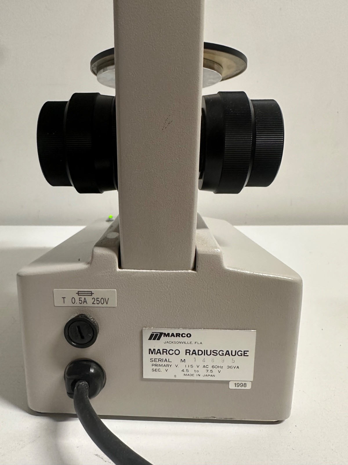 Marco Radiusgauge Radiuscope Contact Lens Measurement