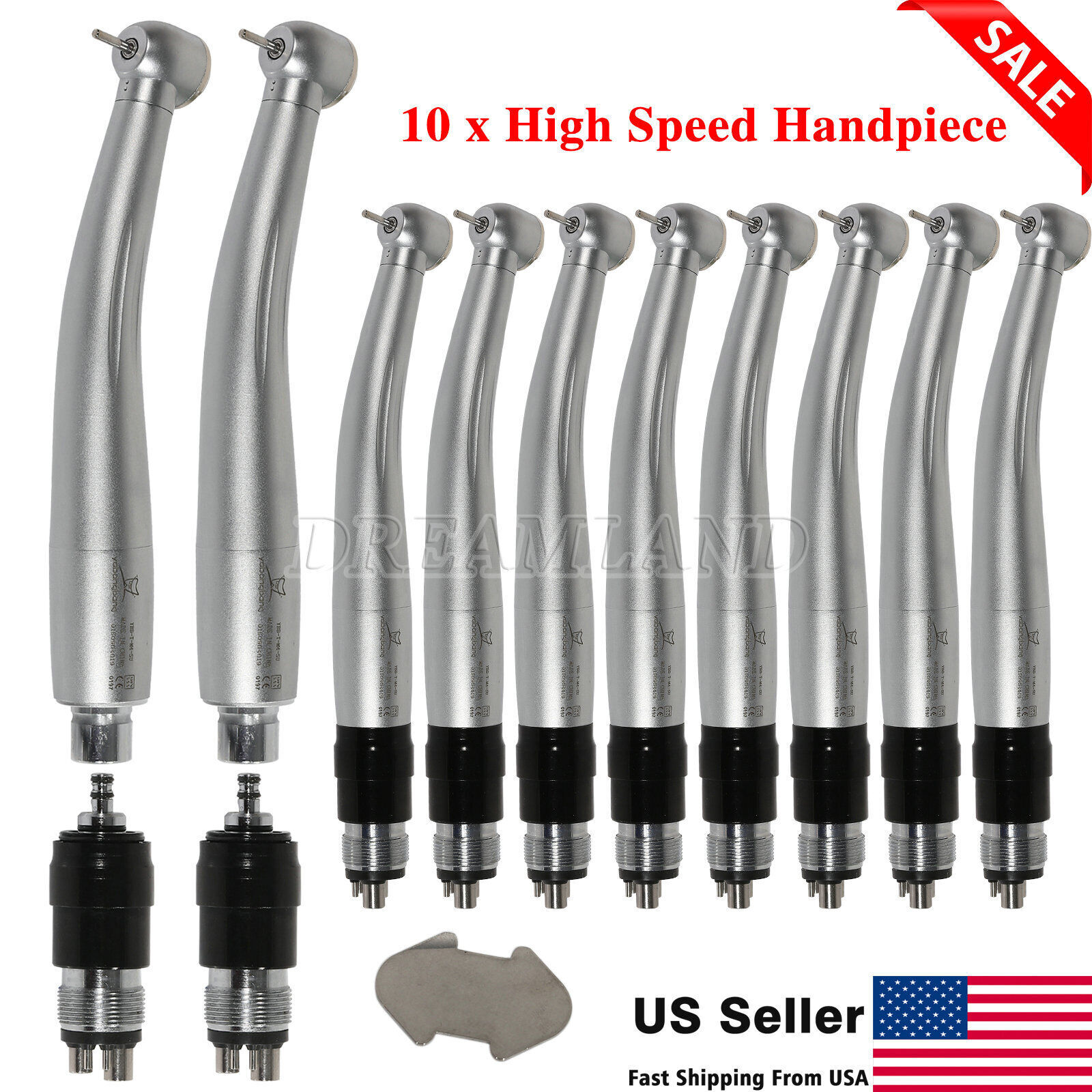 Dental High Speed Handpiece with Quick Coupler Coupling 4 Holes YBNK4 NSK Style