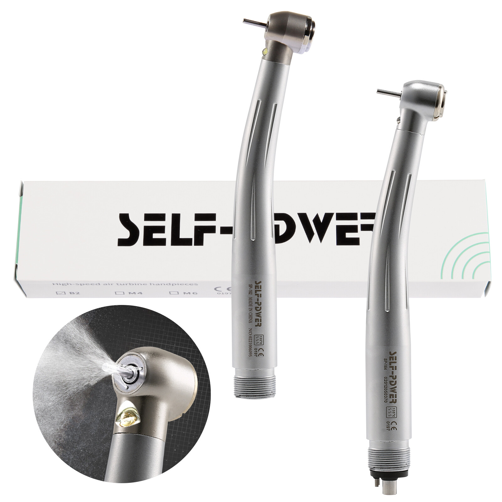 E-generator Dental LED Fiber Optic High Speed Handpiece SP-164/162 KaV Style