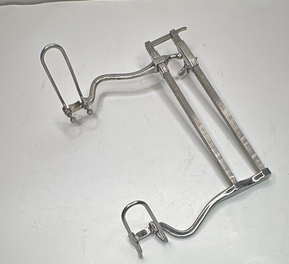 Vintage Stainless Steel Rib Spreader Surgical Retractor Medical Tool