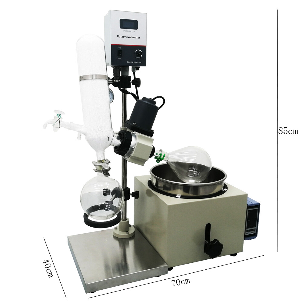 110V 2L Rotary Evaporator Lab Evaporator Heating Bath Evaporation Apparatus