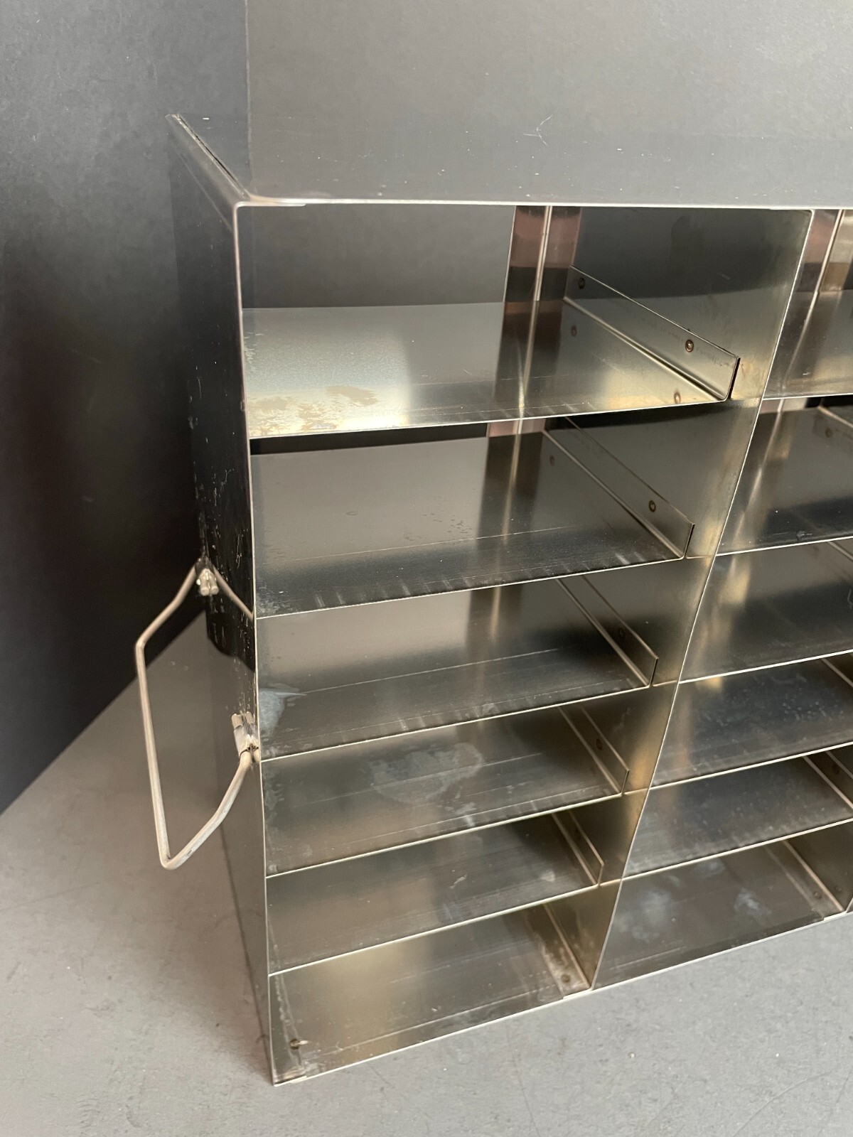 Panasonic Upright Lab Freezer Rack Holds 24 Standard Boxes 22.2 x 12.6 x 5.3 in.
