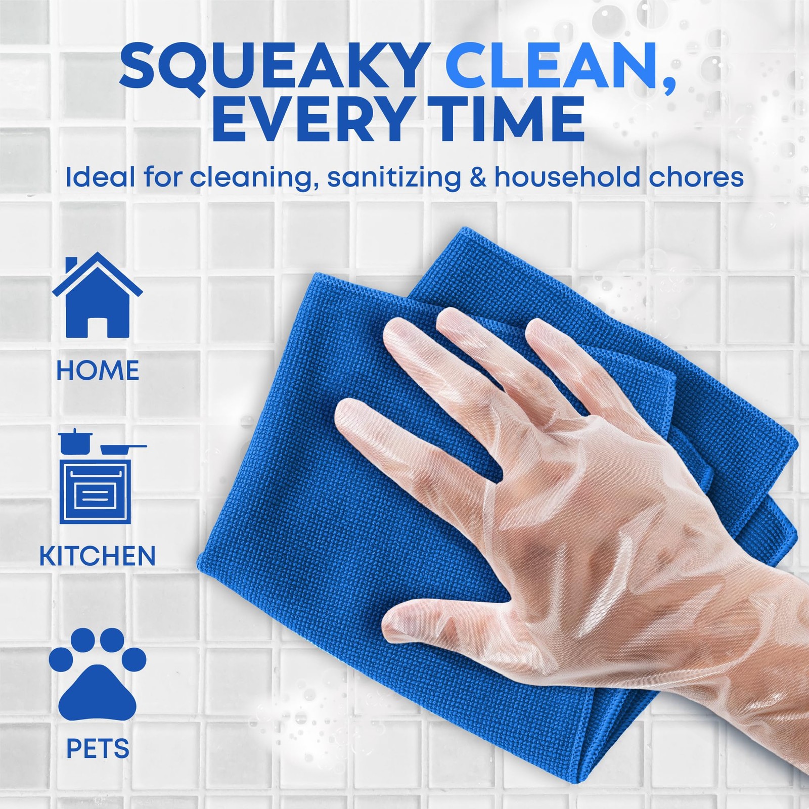 Disposable Plastic Gloves 1200 Pack – Food Safe, BPA & Latex-Free HDPE Cryoge…