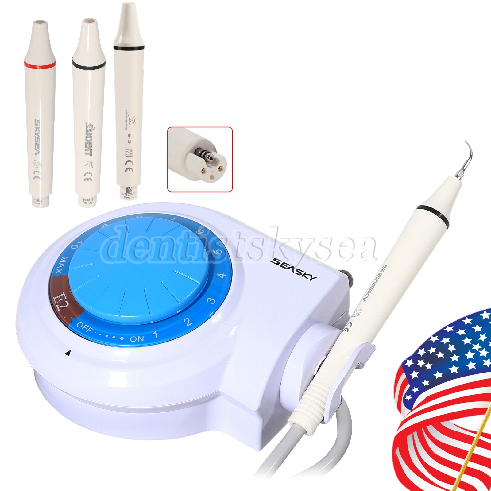 For Cavitron Dental Portable Ultrasonic Piezo Scaler fit EMS/Scaler Handpiece E2