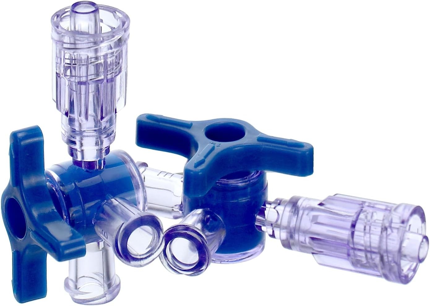 10 PCs 3-Way Stopcock Luer Lock Connection Adapter