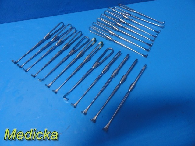 20x Cushing Nerve & Vein Retractors Sklar Codman Storz Jarit Lawton ~ 39997