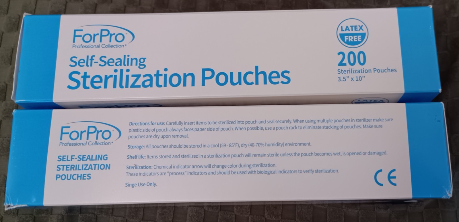 ForPro Professional Collection Self-Sealing Sterilization Pouches(2Packs/400Ct)